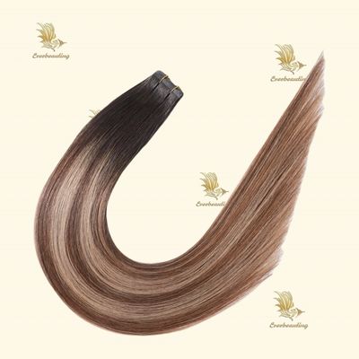 Pagamento inicial Ruso Dupla Tape-in cabelo extensões de fita