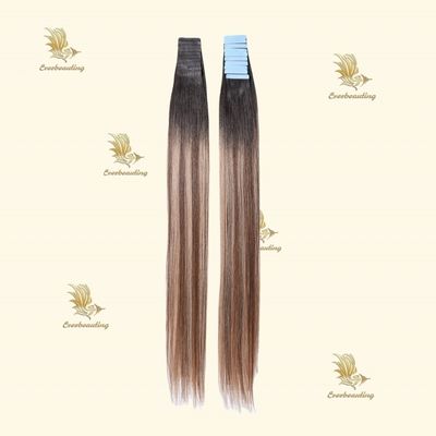 Pagamento inicial Ruso Dupla Tape-in cabelo extensões de fita