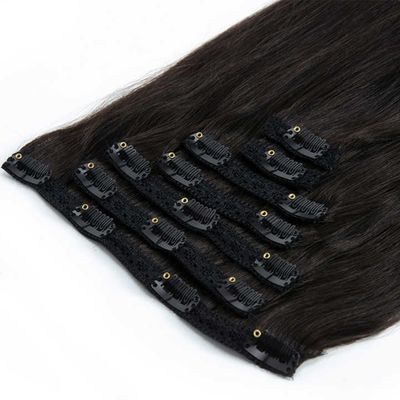 Remy Clip de cabelo em extensão de cabelo Clip-Ins Cliphair-231013 com materiais