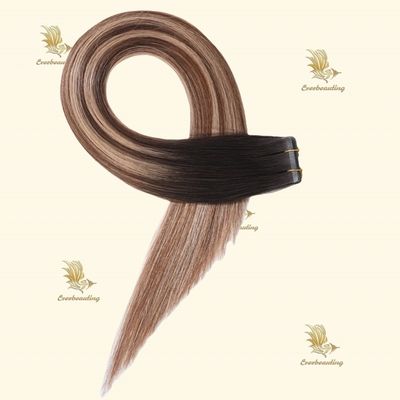 0.200kg Pacote Peso Bruto 2024 Invisível Gênio fita em cabelo humano Extensão 7,5 * 70cm