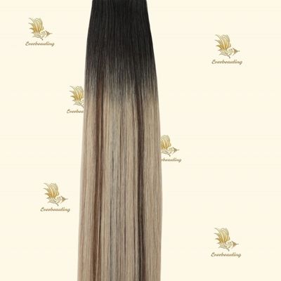 Remy Hair Cinta de cor muti em extensões de cabelo seda cabelo humano reto