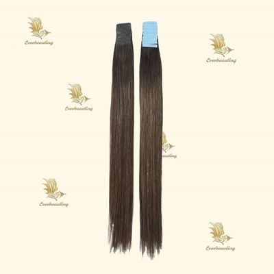 22 polegadas de fita castanha em extensões de cabelo tipo pré-ligado para o design de fita invisível