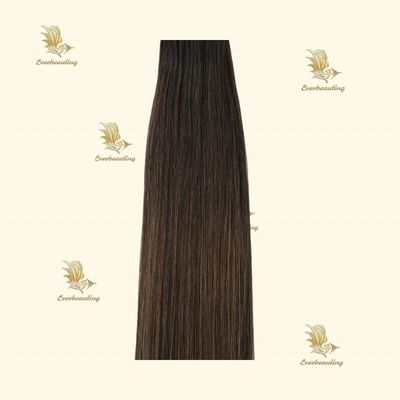 22 polegadas de fita castanha em extensões de cabelo tipo pré-ligado para o design de fita invisível