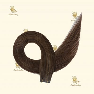 Embalagem Tamanho 50,00cm * 8,00cm * 3,00cm Remy Hair Tape Hair Extensions 100% cabelo humano