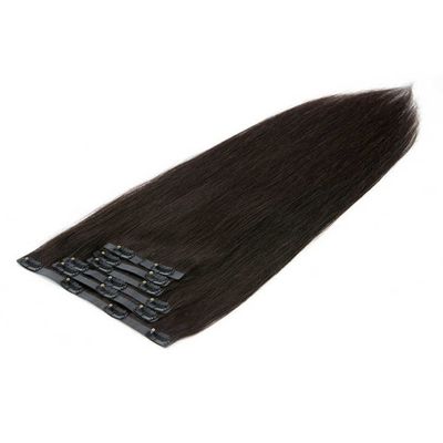 Cabelo humano Clip real europeu em extensões de cabelo Duplo desenhado Remy cabelo colorido