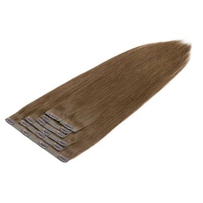 Extenções de cabelo vietnamitas sem costura com clipes de estilo pré-ligados e tangle não