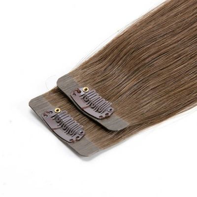 Extenções de cabelo vietnamitas sem costura com clipes de estilo pré-ligados e tangle não