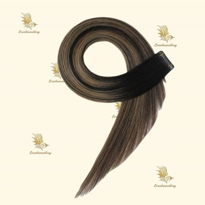 Tape em extensões de cabelo para estilo de cabelo fino embalagem reta peso bruto 0,200kg
