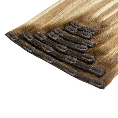 50.00cm * 8.00cm * 3.00cm Tamanho do pacote Clip de cabelo humano em extensões