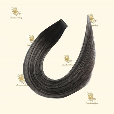 Extensões de beleza fita em extensões de cabelo 100 Remy cabelo humano com pedido personalizado