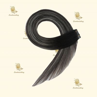 Extensões de beleza fita em extensões de cabelo 100 Remy cabelo humano com pedido personalizado
