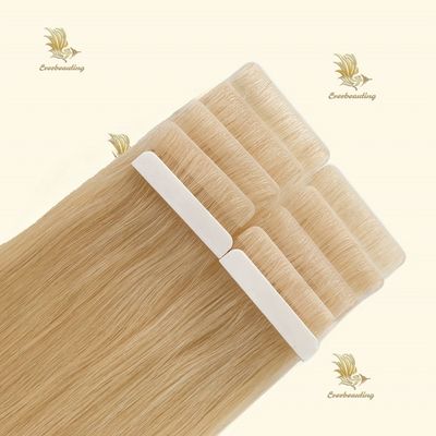 Marca privada Full Cuticle Duplo Lado Tape Invisível em Extensões de Cabelo Tape-240515