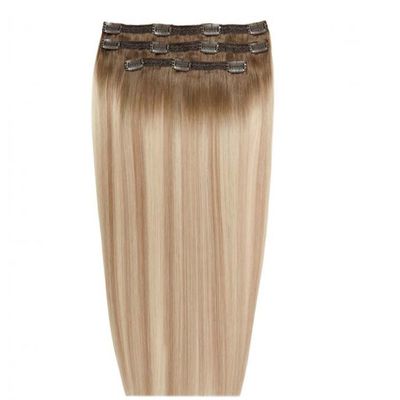 Remy Hair Long Straight Clip em Extensão de Cabelo com 0,200 kg de Peso Bruto do Pacote