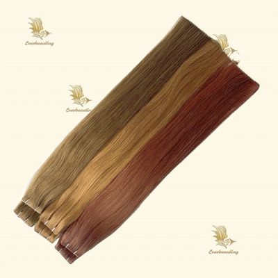 Estilo reto fita multi-color inserção dupla tirada invisível extensões de cabelo de fita PU
