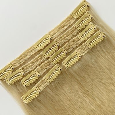 Clip in Hair Extensions Human Hair Silky Straight Pre-Bonded Style Pagamento inicial