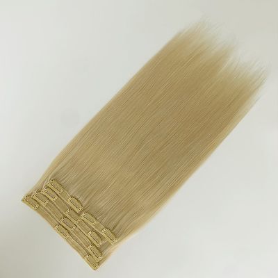 Clip in Hair Extensions Human Hair Silky Straight Pre-Bonded Style Pagamento inicial