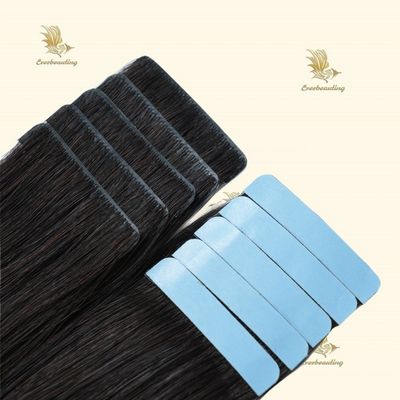 Tela de injecção invisível duplo desenhado e corante em extensão de cabelo de fita para cabelo de onda corporal