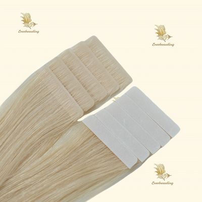 Tela de injecção invisível duplo desenhado e corante em extensão de cabelo de fita para cabelo de onda corporal