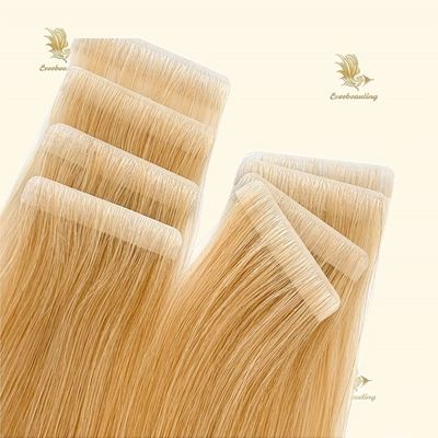 Faixa reta em extensão de cabelo sombra balayage cor invisível OEM para estilo reto