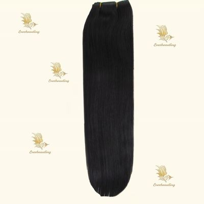 100 g/pc de cabelo humano não processado Remy virgem russo cabelo de renda clip em extensões de cabelo