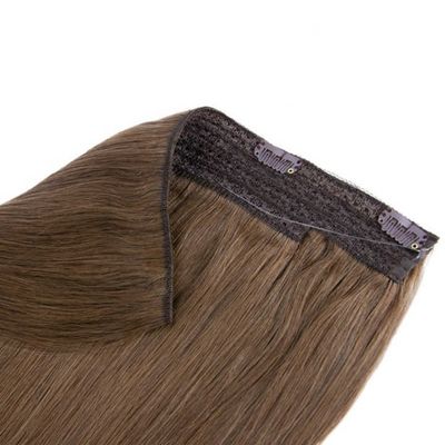 Remy Haloin Extensões de Cabelo Cabelo humano com estilo pré-ligado e cabeça invisível