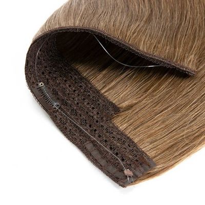 Remy Haloin Extensões de Cabelo Cabelo humano com estilo pré-ligado e cabeça invisível