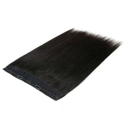 Cabelo humano vietnamita de uma peça espesso de cima para baixo acessível Flip em extensão de cabelo