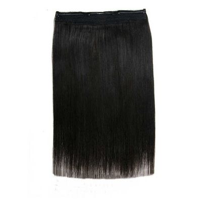 Cabelo humano vietnamita de uma peça espesso de cima para baixo acessível Flip em extensão de cabelo