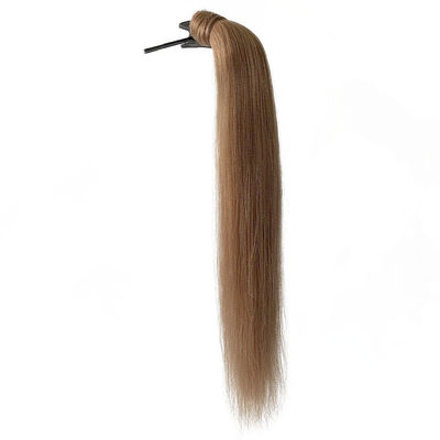 Extensões de cauda de cavalo de cabelo humano cru Dyeable 50.00cm * 8.00cm * 3.00cm Tamanho do pacote