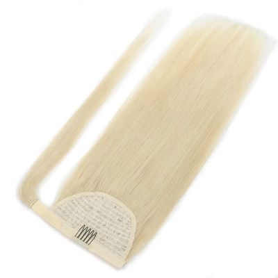 Remy Hair Curly Brasileiro Envolver Cauda de Cavalo Cabelo Humano Sem Enredos