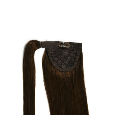 Extensão de cabelo da cauda de cavalo em torno de longo liso sedoso para mulheres cauda de cavalo-231014