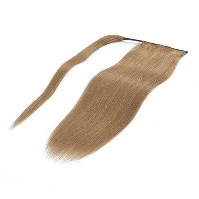 100% de cabelo humano vietnamita em bruto envolver em torno de solicitação personalizada extensões de cabelo cavalo