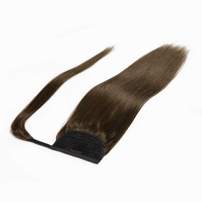 100% de cabelo humano vietnamita em bruto envolver em torno de solicitação personalizada extensões de cabelo cavalo
