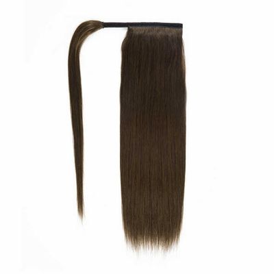 100% de cabelo humano vietnamita em bruto envolver em torno de solicitação personalizada extensões de cabelo cavalo