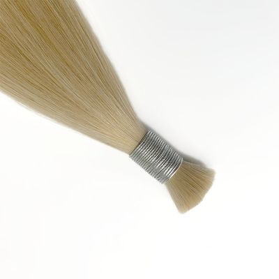 Cabelo humano a granel Remy não processado Sem enrolamentos de cabelo para o seu negócio de extensão de cabelo