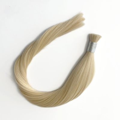 Cabelo humano a granel Remy não processado Sem enrolamentos de cabelo para o seu negócio de extensão de cabelo