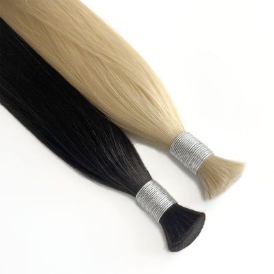 Cabelos em massa -231016 - Super duplo desenhado loiro - extensões de cabelo em massa 60 613