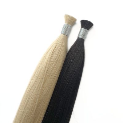 Cabelos em massa -231016 - Super duplo desenhado loiro - extensões de cabelo em massa 60 613