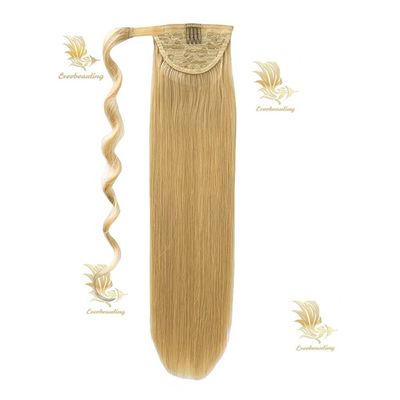 Remy Hair Ponytail Brasileiro Duplo Desenhado Extensões de Cabelo Humano Virgem para fita-240527