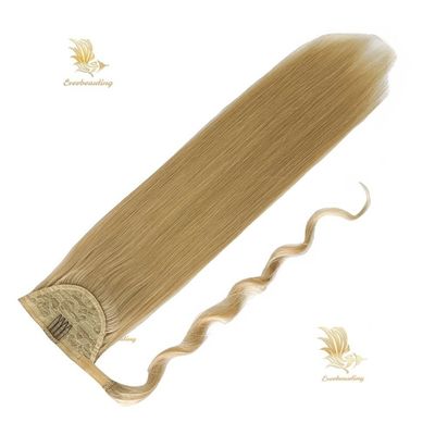 Remy Hair Ponytail Brasileiro Duplo Desenhado Extensões de Cabelo Humano Virgem para fita-240527