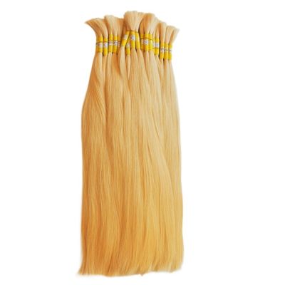 Pagamento inicial de alta qualidade de cabelo bruto vietnamita em massa 9c Virgem Loura extensões de cor