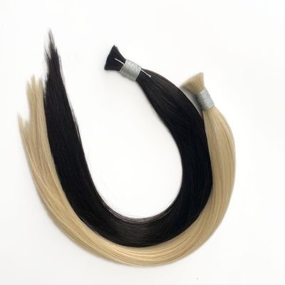 Blonde Bone Straight Human Hair Extension Duplo desenhado com 0,300kg Pacote peso bruto