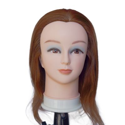 16 polegadas 100% cabeça de treinamento de cabelo humano para profissionais profissional