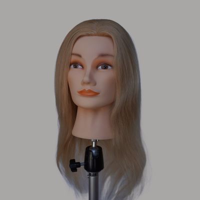 165g 613 cabelo humano real loiro manequim de treinamento cabeça acessível custo de envio e tempo