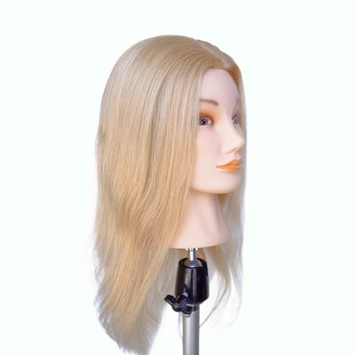 165g 613 cabelo humano real loiro manequim de treinamento cabeça acessível custo de envio e tempo