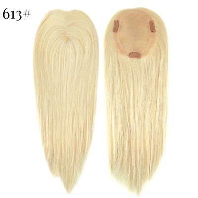 5.5X6 polegadas Mano Amarrado Duplo Mono Top Remy Pelo Humano Europeu Toupee Topper PU em torno MT-S1