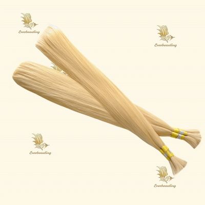 Cabelo humano de bebê em bruto, sedoso, um doador, sem derramamento