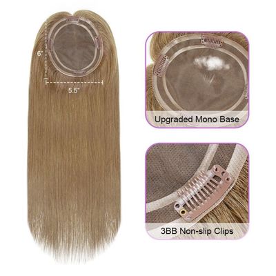As cores destacadas são mono topper para cabelos femininos MT-magic 3 12 polegadas 14 polegadas 16 polegadas 18 polegadas
