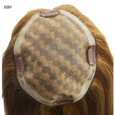 Tela de cabelo humano de mão amarrada mono top piece para peruca de renda completa