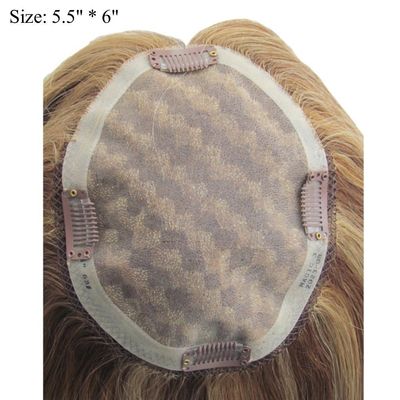 Tela de cabelo humano de mão amarrada mono top piece para peruca de renda completa